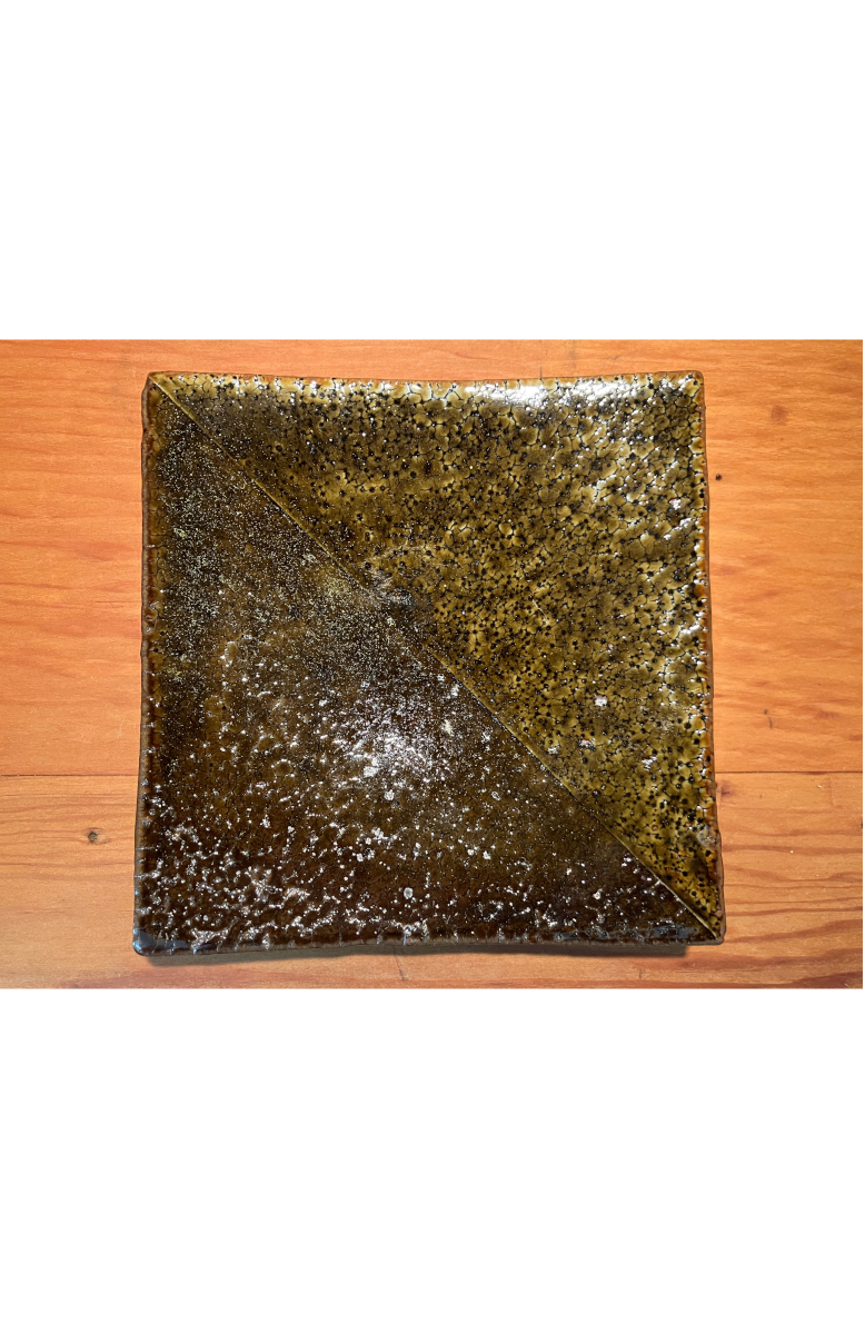 Pottery urban square plate san francisco zen center bookstore