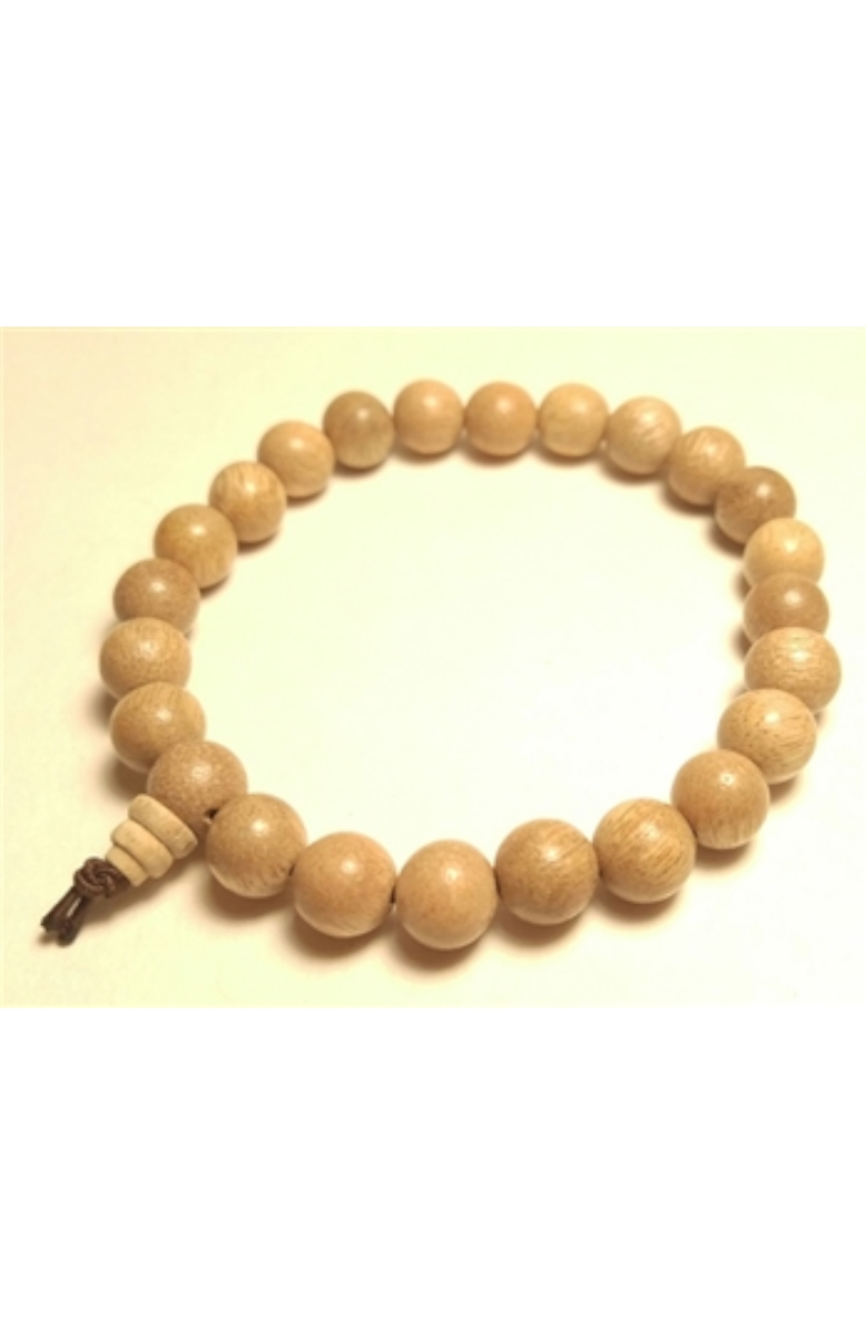 Mala wrist camphor wood beaded san francisco zen center bookstore